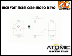 ATOMIC AESC02 servo dimension