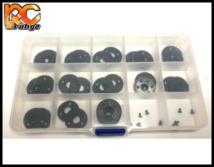 Boite de rangement 15 cases pour les kits flancs RTRC D20 et D19. RT043