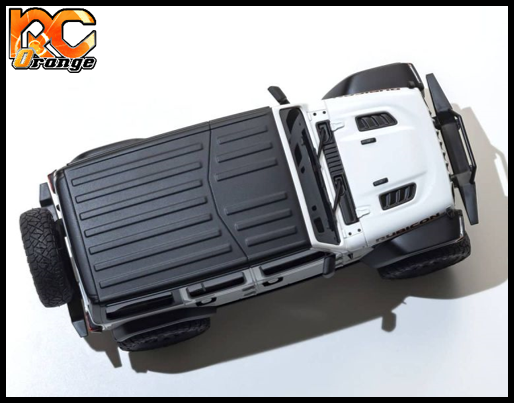 KYOSHO CRAWLER 32521W Chassis MX 01 4x4 Jeep Wrangler Rubicon avec Radio KT 531P Blanc mini z 5