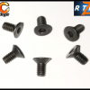 Kit de 6 vis de qualite 10.9 de couleur noire pour visser les flancs sur toutes les jantes RTRC. RT042