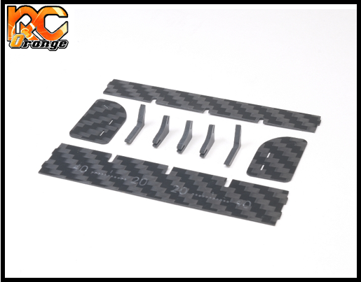 PN Racing Mini Z Carbon Fiber Rear Wing Kit 600630 mini z
