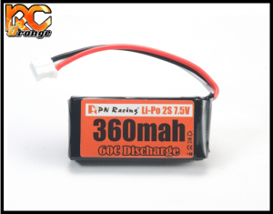 PN RACING 700360 lipo 360mha 60C 2s mini z