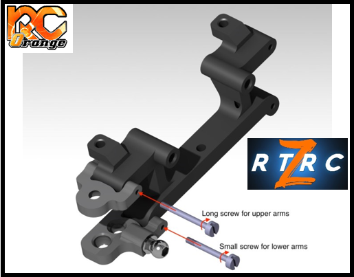 RC ORANGE RTRC Kit triangles A Arms RTA V1.2 – RT001 V1.2 MINI Z 3