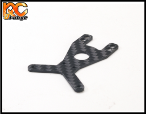 RC ORANGE PN RACING 600801 Plaque damortisseur a friction carbone special Tri Damper avec support de carrosserie lexan