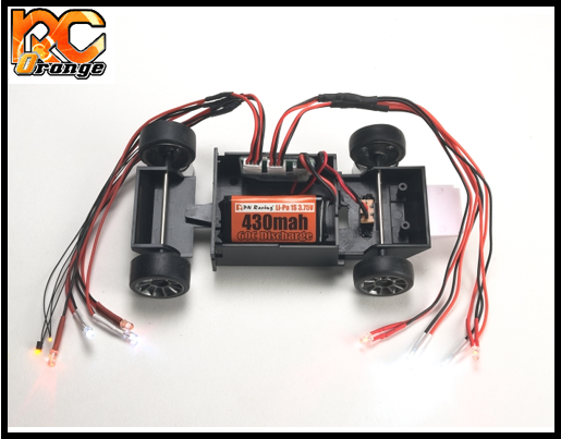 RC ORANGE PN RACING MINI Z 500429T Module declairage LED pour chassis factice dAutoscale pour ref 500429 500429Y 2