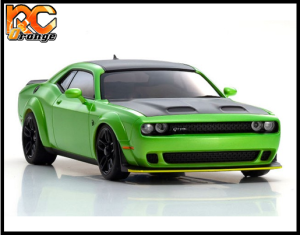 RC ORANGE KYOSHO MINI Z AWD 32621MG MA 020 W 98 Radio KT 531P et Chassis MR03 Challenger Green SRT Hellcat Redeye 1