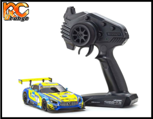 RC ORANGE KYOSHO MINI Z RWD 32338BLY W MM 98 Radio KT 531P et Chassis MR03 Mercedes AMG GT3 No.5 24H Nurburgring 2018
