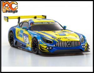 RC ORANGE KYOSHO MZP241BLY Autoscale W.MM .98 Mercedes AMG GT3 No.5 24H Nurburgring 2018