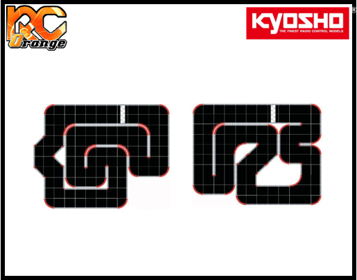 RC ORANGE KYOSHO Mini Z Grand Prix Circuit 87051 03 Kit angle 45° 50cmx50cm 1