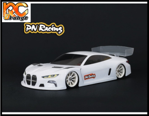 RC ORANGE PN RACING 600816L Mini Z M4GT3 128 Lexan Body Kit Version Light 3