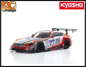 RC ORANGE KYOSHO MINI Z RWD 32338FRS W MM 98 Radio KT 531P et Chassis MR03 Mercedes AMG GT3 n°47 24h Nurburgring 2018 1