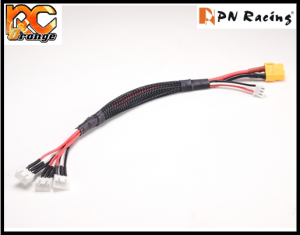 RC ORANGE PN RACING 700259 CABLE Cordon de charge pour batterie lipo 2s x3 Mini Z 1 28 XT 60