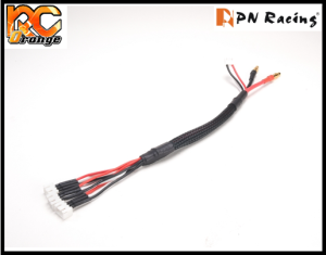 RC ORANGE PN RACING 700260 PN RACING 700260 CABLE Cordon de charge pour batterie lipo 2s x3 Mini Z 1 28 prise Banane