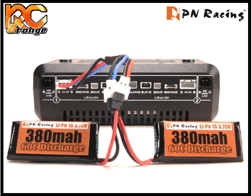 RC ORANGE PN RACING 700265 CABLE Cordon de charge pour batterie lipo 1s x2 Prise Molex Mini Z 1 28 1