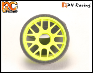 RC ORANGE PN RACING KSM530 Pneu avant gomme 8.5mm low profil KS M Compound Super Soft pour RCP Track 1 paire 2