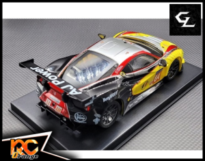 GL RACING GL RACING GL 488 GT3 010 W.MM .98 GL 488 GT3 body 010 jaune rouge n°84 Limited Edition 1