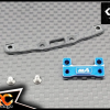 RC ORANGE GL RACING GLA GIULIA GG OP 041 Support de carrosserie lexan aluminium carbone