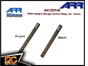 RC ORANGE RC AURORA AC 071 R Outil de mesure de la hauteur du chassis de 1.8mm a 4mm