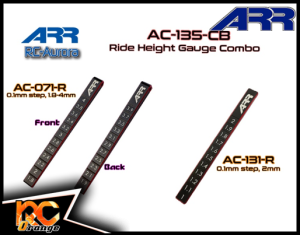 RC ORANGE RC AURORA AC 135 CB Kit complet doutils de mesure pour hauteur de chassis de 1mm a 4mm