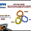 RC ORANGE RC AURORA MTAC 003 Cable extra souple silicone trois couleurs 5cm AWG22