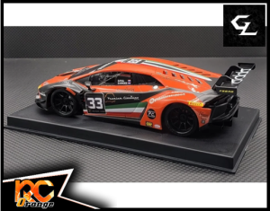 RC ORANGE GL RACING GL LBO GT3 010 W.MM .98 GL LAMBO GT3 body 010 n°33 Orange Limited Edition 1