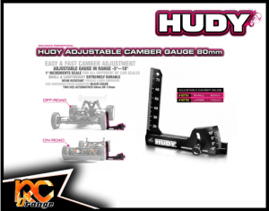 RC ORANGE HUDY 107761 Equerre de carrossage reglable 80mm