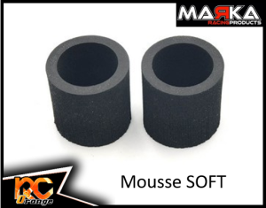 RC ORANGE MARKA MZR FM1S2 Pneu mousse arriere gomme SOFT 1 paire