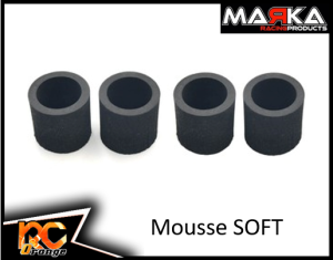 RC ORANGE MARKA MZR FM1S4 Pneu mousse arriere gomme SOFT 2 paire