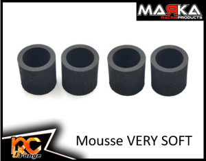 RC ORANGE MARKA MZR FM1VS4 Pneu mousse arriere gomme VERY SOFT 2 paire