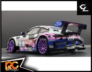RC ORANGE GL RACING GL 911 GT3 001 W.MM .98 GL 911 GT3 body 001 n°8 Limited Edition Violet 1