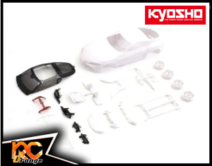 RC ORANGE KYOSHO MZN207 Carrosserie blanche a peindre avec jantes 4WD W.L.94mm Toyota GR Supra TRD