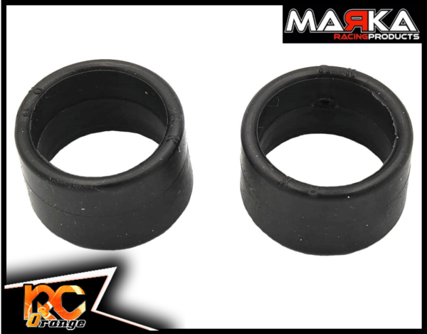 MARKA V1R10 14 Pneu Slick arriere 14mm gomme V1 10° pour RCP Track 1 paire