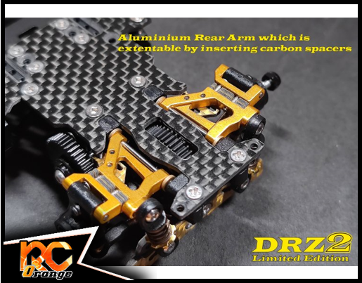 RC ORANGE ATOMIC DRZV2.1 LE KIT Chassis DRZ V2.1 Edition Limitee Black sans electronique 1