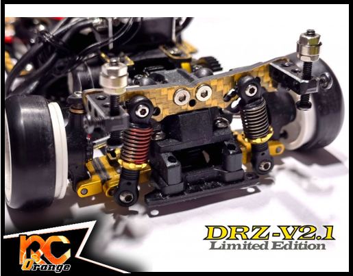 RC ORANGE ATOMIC DRZV2.1 LE KIT Chassis DRZ V2.1 Edition Limitee Black sans electronique 2