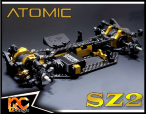 RC ORANGE ATOMIC SZ2 KIT Chassis SZ2 4WD a cardan sans electronique