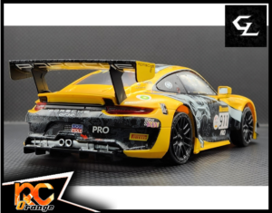 RC ORANGE GL RACING GL 911 GT3 003 W.MM .98 GL 911 GT3 body 003 n°911 Limited Edition 1