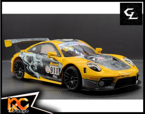 RC ORANGE GL RACING GL 911 GT3 003 W.MM .98 GL 911 GT3 body 003 n°911 Limited Edition