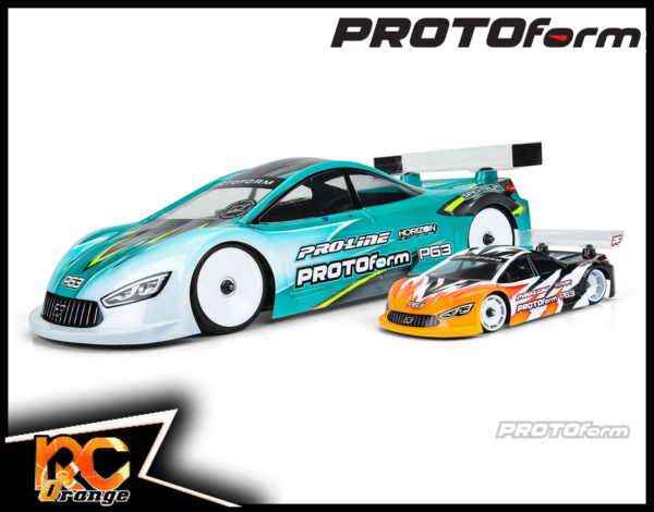 RC ORANGE PROTOFORM 1590 15 98MM WB P63 Carrosserie lexan version legere pour Mini Z et autre chassis 1 28 2