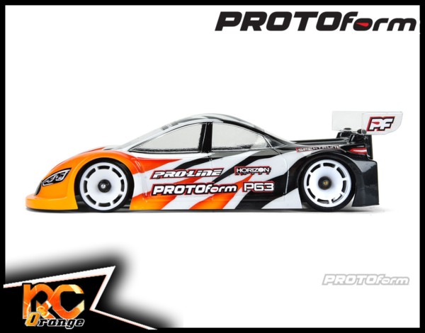 RC ORANGE PROTOFORM 1590 15 98MM WB P63 Carrosserie lexan version legere pour Mini Z et autre chassis 1 28 3
