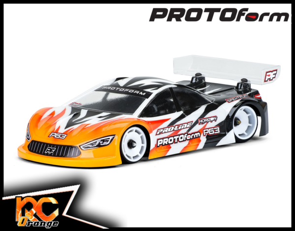 RC ORANGE PROTOFORM 1590 15 98MM WB P63 Carrosserie lexan version legere pour Mini Z et autre chassis 1 28