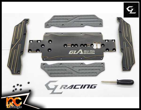 RC ORANGE GL RACING GIULIA GG OP 49 OPTION Chassis hybride 98mm