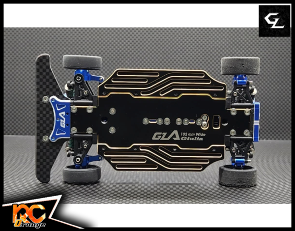 RC ORANGE GL RACING GIULIA GG OP 50 OPTION Chassis hybride 102mm 1