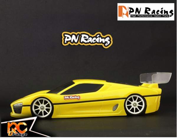 RC ORANGE PN RACING 600817 Mini Z Concept C9 1 28 Lexan Body Kit 3