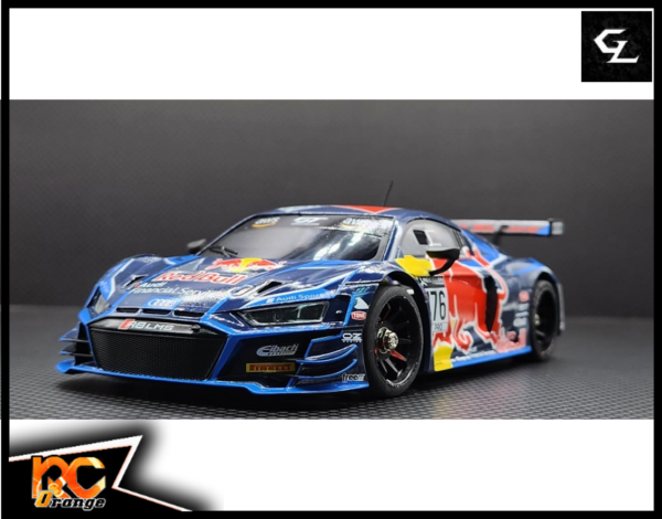 RC ORANGE GL RACING GL R8 EVO 002 W.MM .98 GL R8 EVO body 002 n°176 Bleu Taureau Rouge Limited Edition
