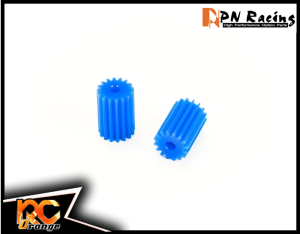 RC ORANGE PN RACING 2716WC Pignon moteur en delrin usiné 64 PITCH – 16 dents bleu officiel PNWC