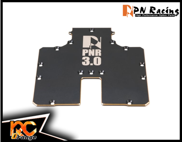 RC ORANGE PN RACING CHASSIS PNR 3.0 900300K Plaque de châssis en laiton PNR3.0 (33,3 g) 1