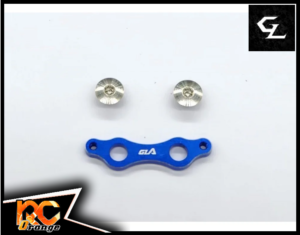 RC ORANGE GL RACING GIULIA GG OP 052 OPTION Platine du double renvoi de direction en aluminium