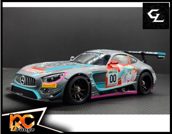 RC ORANGE GL RACING GL AMG GT3 001 W.MM.98 GL AMG GT3 body 001 n°00 Anime LIMITED EDITION