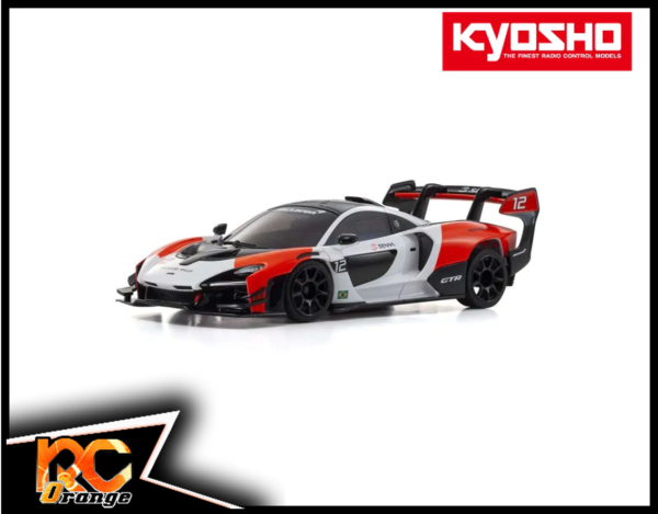 RC ORANGE KYOSHO MZP243WR Autoscale W.MM.98 McLaren Senna GTR White Red