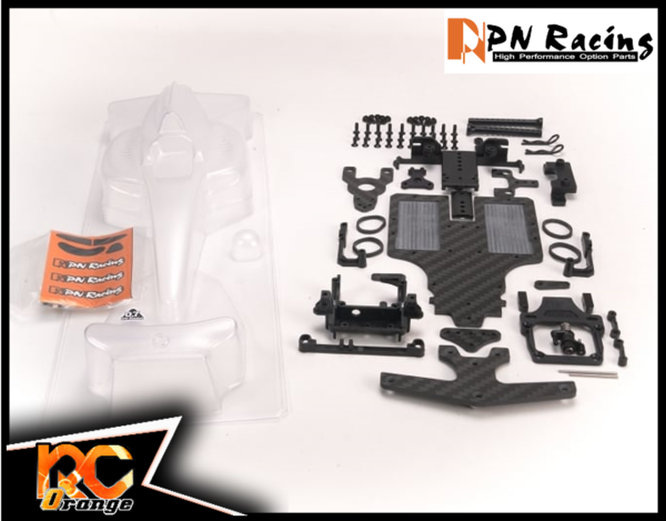 RC ORANGE PN RACING 900300CF1 PN3.0 Formula One Kit Châssis